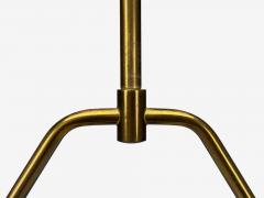 Danish Modern Brass Glass Pendant Light Denmark 1960s - 4360904