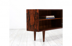 Danish Modern Brazilian Rosewood Bookcase with Glass Doors - 2876225