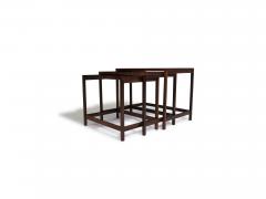 Danish Modern Brazilian Rosewood Nesting Tables Set of 3 - 4804781