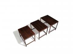 Danish Modern Brazilian Rosewood Nesting Tables Set of 3 - 4804784