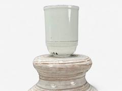 Danish Modern Brown Stoneware Table Lamp Denmark 1960s - 4363825