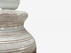 Danish Modern Brown Stoneware Table Lamp Denmark 1960s - 4363826