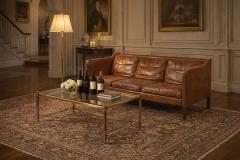 Danish Modern Cognac Leather Sofa - 4544173