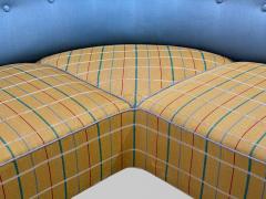 Danish Modern Corner Sofa Fabric Wood Denmark 1950s - 4497469
