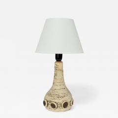 Danish Modern Crackle Stoneware Table Lamp Denmark 1970s - 4311480