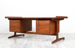 Danish Modern Executive Teak Desk for H P Hansen - 2883907