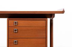 Danish Modern Executive Teak Desk for H P Hansen - 2883910