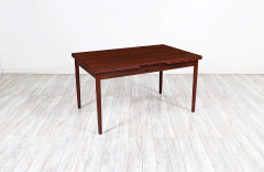 Danish Modern Expanding Rosewood Dining Table with Draw Leaves - 2750205