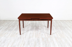 Danish Modern Expanding Rosewood Dining Table with Draw Leaves - 2750206