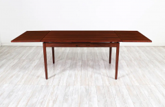 Danish Modern Expanding Rosewood Dining Table with Draw Leaves - 2750208