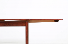 Danish Modern Expanding Rosewood Dining Table with Draw Leaves - 2750211