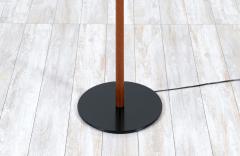 Danish Modern Height Adjustable Teak Stem Floor Lamp with Iron Base - 3010064