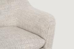 Danish Modern Lounge Chair and Ottoman 1960c  - 4140911