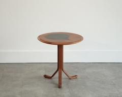 Danish Modern Occasional Table by Selig Teak with Slate Inlay 1950s - 4560450