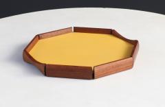 Danish Modern Octagonal Teak Reversible Color Tray - 3598801