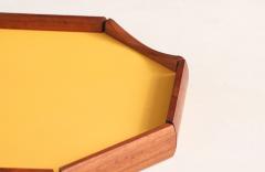 Danish Modern Octagonal Teak Reversible Color Tray - 3598802