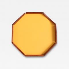Danish Modern Octagonal Teak Reversible Color Tray - 3602937