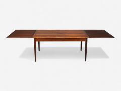 Danish Modern Rosewood Expandable Dining Table Denmark 1960s - 4269580