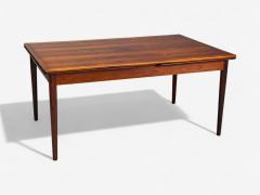 Danish Modern Rosewood Expandable Dining Table Denmark 1960s - 4269583