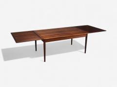 Danish Modern Rosewood Expandable Dining Table Denmark 1960s - 4269584