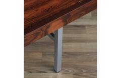 Danish Modern Rosewood Glass Coffee Table - 3597740