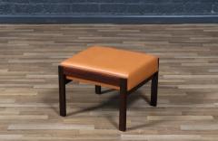 Danish Modern Rosewood Leather Stool - 4380262