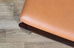 Danish Modern Rosewood Leather Stool - 4380273