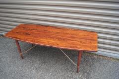 Danish Modern Rosewood and Copper Coffee Table - 2380509