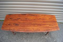 Danish Modern Rosewood and Copper Coffee Table - 2380526
