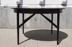 Danish Modern Round Rosewood Dining Table with Extension - 102555