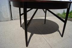 Danish Modern Round Rosewood Dining Table with Extension - 102556
