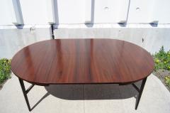 Danish Modern Round Rosewood Dining Table with Extension - 102558