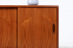 Danish Modern Sculpted Teak Credenza by H P Hansen - 2534893