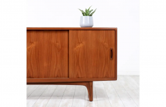 Danish Modern Sculpted Teak Credenza by H P Hansen - 2534896