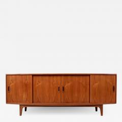 Danish Modern Sculpted Teak Credenza by H P Hansen - 2537025