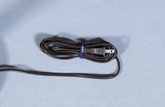 Danish Modern Sculpted Teak Floor Lamp w Linen Cone Shade - 4456800