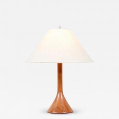 Danish Modern Sculpted Teak Table Lamp - 2607968