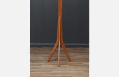 Danish Modern Sculpted Teak Tripod Floor Lamp - 3598874