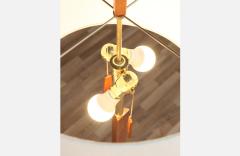 Danish Modern Sculpted Teak Tripod Floor Lamp - 3598875
