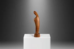 Danish Modern Sculpture of Mother Mary in Solid Brazilian Rosewood - 2990224