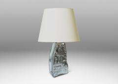 Danish Modern Table Lamp in Mirrored Glass - 3937952
