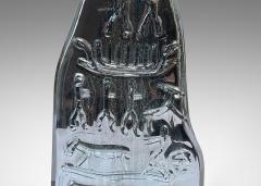 Danish Modern Table Lamp in Mirrored Glass - 3937954