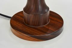 Danish Modern Table Lamp with Fabric Shade Denmark Mid 20th Century - 4216829