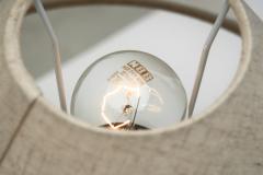 Danish Modern Table Lamp with Wood Base Denmark Mid 20th Century - 4386873