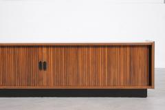 Danish Modern Tambour Door Credenza - 2832362