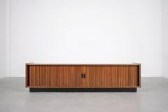 Danish Modern Tambour Door Credenza - 2832363