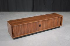 Danish Modern Tambour Door Credenza - 2832365