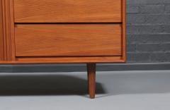 Danish Modern Tambour Door Teak Dresser by Danflex Systems - 4551195