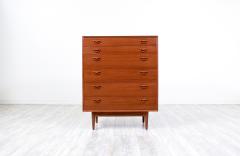 Danish Modern Teak Chest of Drawers Dresser - 3227422