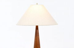 Danish Modern Teak Cone Shape Table Lamp - 2616274